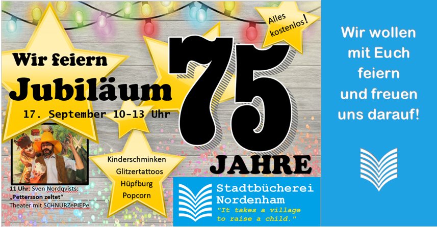 75 Jahre Stadtbücherei Nordenham