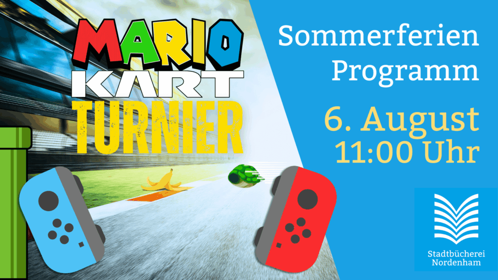 Mario-Kart-Turnier in der Stadtbücherei