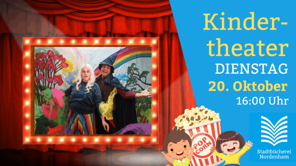 Kindertheater Schnurzepiepe in der Stadtbücherei Nordenham am 20.10.2026 um 16 Uhr